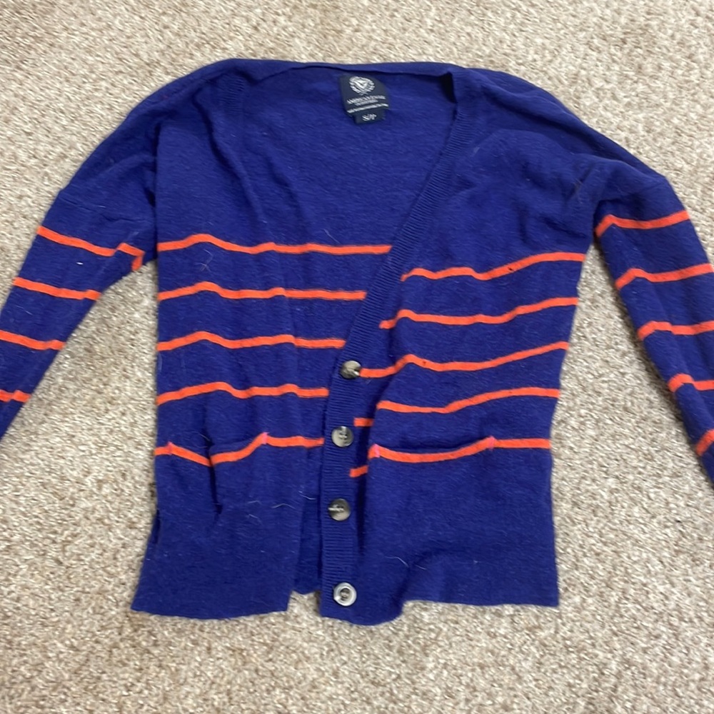 American Eagle Small Striped Cardigan